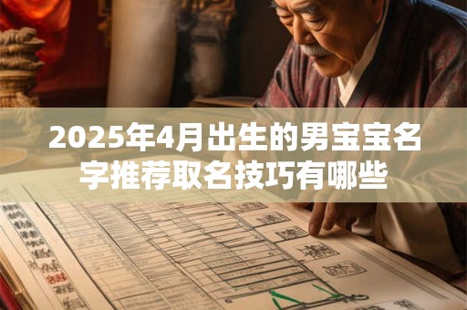 2025年4月出生的男宝宝名字推荐取名技巧有哪些 2025年4月出生的男宝宝名字推荐取名技巧有哪些
