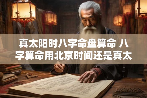 真太阳时八字命盘算命 八字算命用北京时间还是真太阳时准确 真太阳时八字命盘算命 八字算命用北京时间还是真太阳时准确