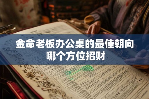 金命老板办公桌的最佳朝向 哪个方位招财 金命老板办公桌的最佳朝向 哪个方位招财