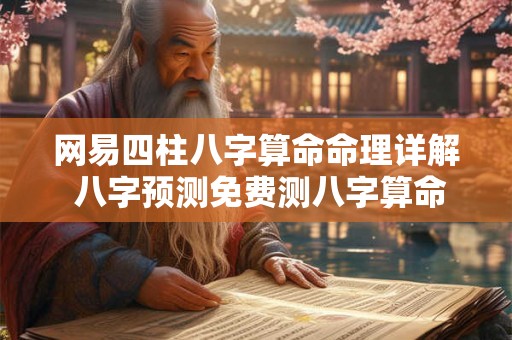 网易四柱八字算命命理详解 八字预测免费测八字算命生辰 网易四柱八字算命命理详解 八字预测免费测八字算命生辰