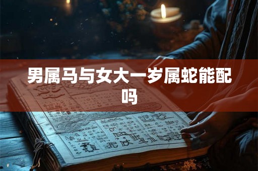 男属马与女大一岁属蛇能配吗 男属马与女大一岁属蛇能配吗