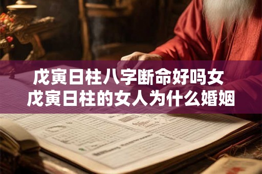 戊寅日柱八字断命好吗女 戊寅日柱的女人为什么婚姻很不顺 戊寅日柱八字断命好吗女 戊寅日柱的女人为什么婚姻很不顺