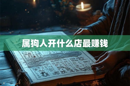 属狗人开什么店最赚钱 属狗人开什么店最赚钱