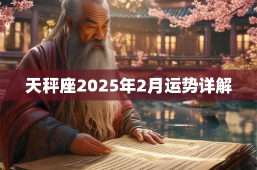 天秤座2025年2月运势详解 天秤座2025年2月运势详解