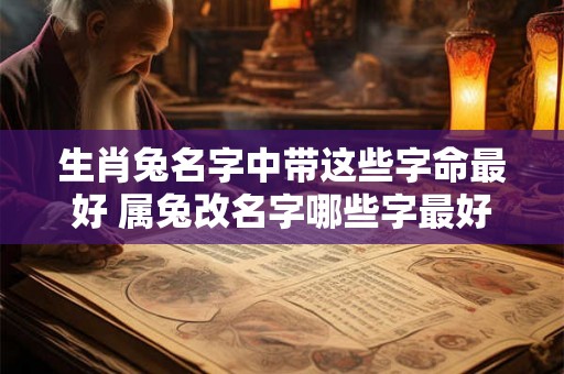 生肖兔名字中带这些字命最好 属兔改名字哪些字最好 生肖兔名字中带这些字命最好 属兔改名字哪些字最好