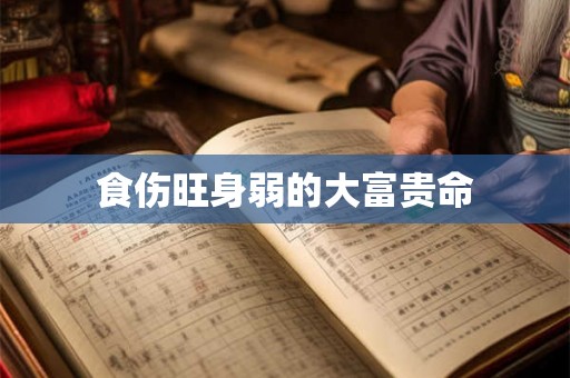 食伤旺身弱的大富贵命 食伤旺身弱的大富贵命