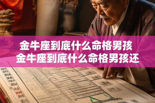 金牛座到底什么命格男孩 金牛座到底什么命格男孩还是女孩 金牛座到底什么命格男孩 金牛座到底什么命格男孩还是女孩