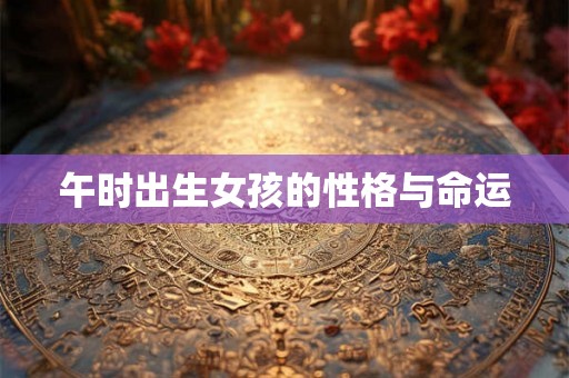 午时出生女孩的性格与命运 午时出生女孩的性格与命运