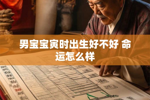 男宝宝寅时出生好不好 命运怎么样 男宝宝寅时出生好不好 命运怎么样