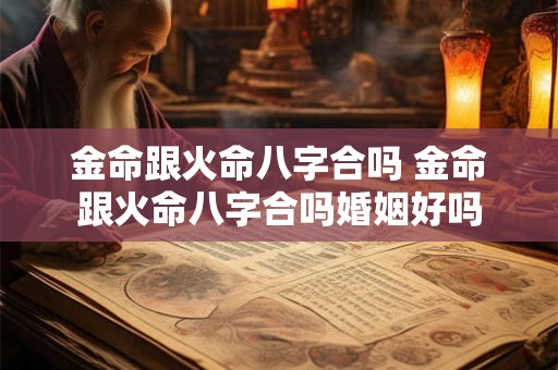 金命跟火命八字合吗 金命跟火命八字合吗婚姻好吗 金命跟火命八字合吗 金命跟火命八字合吗婚姻好吗