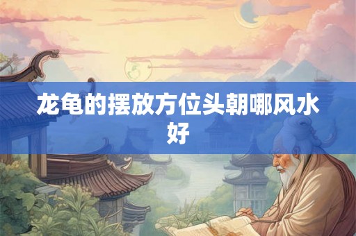龙龟的摆放方位头朝哪风水好 龙龟的摆放方位头朝哪风水好