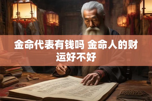 金命代表有钱吗 金命人的财运好不好 金命代表有钱吗 金命人的财运好不好