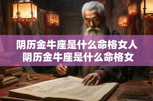 阴历金牛座是什么命格女人 阴历金牛座是什么命格女人的命运 阴历金牛座是什么命格女人 阴历金牛座是什么命格女人的命运