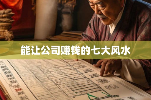 能让公司赚钱的七大风水 能让公司赚钱的七大风水