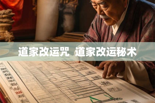 道家改运咒 道家改运秘术 道家改运咒 道家改运秘术