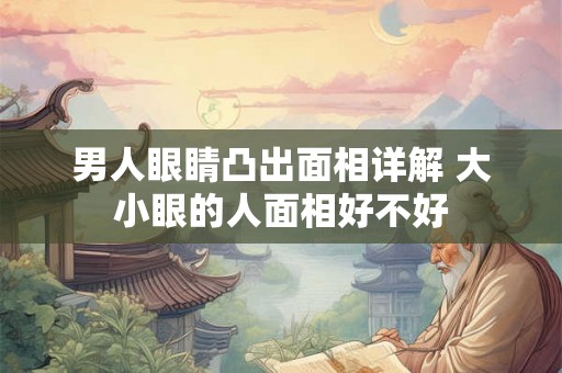 男人眼睛凸出面相详解 大小眼的人面相好不好 男人眼睛凸出面相详解 大小眼的人面相好不好
