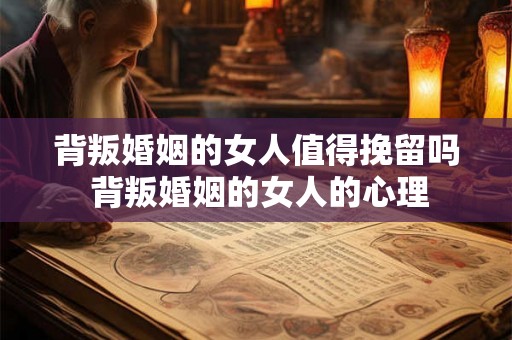 背叛婚姻的女人值得挽留吗 背叛婚姻的女人的心理 背叛婚姻的女人值得挽留吗 背叛婚姻的女人的心理