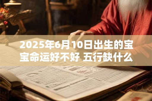 2025年6月10日出生的宝宝命运好不好 五行缺什么 2025年6月10日出生的宝宝命运好不好 五行缺什么