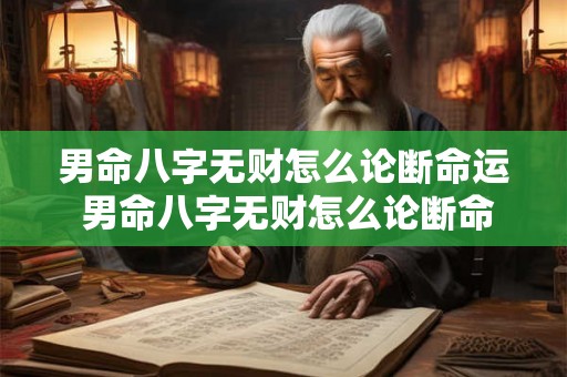 男命八字无财怎么论断命运 男命八字无财怎么论断命运好不好 男命八字无财怎么论断命运 男命八字无财怎么论断命运好不好