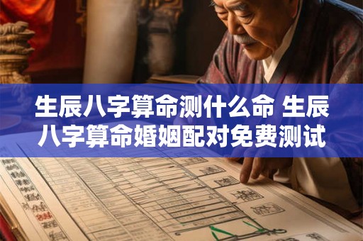 生辰八字算命测什么命 生辰八字算命婚姻配对免费测试