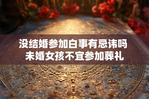没结婚参加白事有忌讳吗 未婚女孩不宜参加葬礼 没结婚参加白事有忌讳吗 未婚女孩不宜参加葬礼