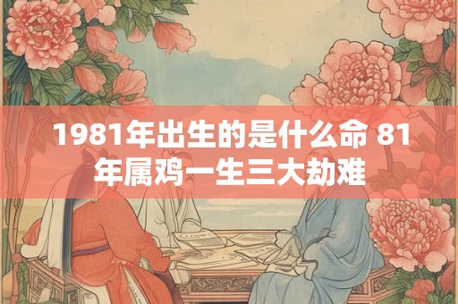 1981年出生的是什么命 81年属鸡一生三大劫难 1981年出生的是什么命 81年属鸡一生三大劫难