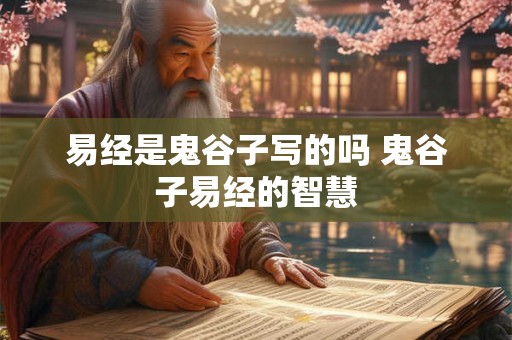 易经是鬼谷子写的吗 鬼谷子易经的智慧