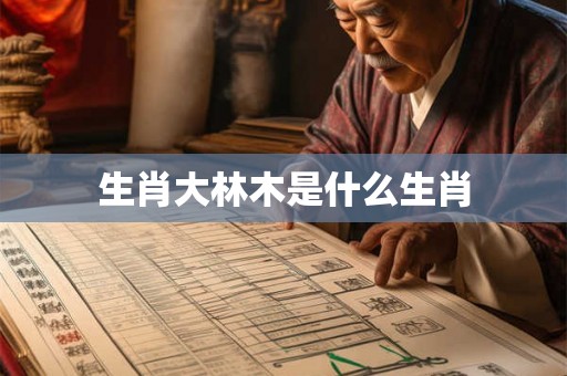 生肖大林木是什么生肖 生肖大林木是什么生肖