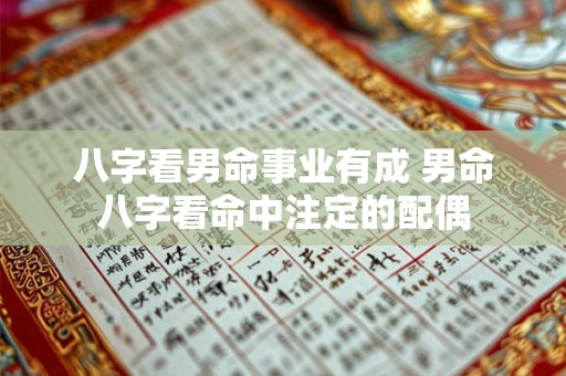 八字看男命事业有成 男命八字看命中注定的配偶 八字看男命事业有成 男命八字看命中注定的配偶