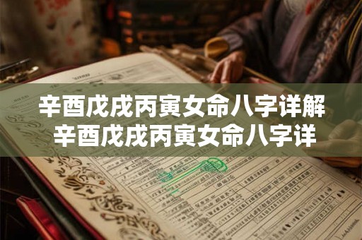 辛酉戊戌丙寅女命八字详解 辛酉戊戌丙寅女命八字详解大全 辛酉戊戌丙寅女命八字详解 辛酉戊戌丙寅女命八字详解大全