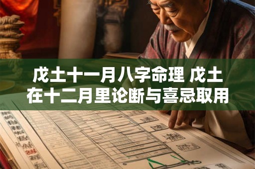 戊土十一月八字命理 戊土在十二月里论断与喜忌取用 戊土十一月八字命理 戊土在十二月里论断与喜忌取用
