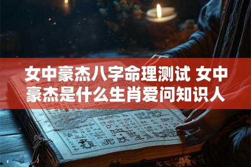 女中豪杰八字命理测试 女中豪杰是什么生肖爱问知识人 女中豪杰八字命理测试 女中豪杰是什么生肖爱问知识人