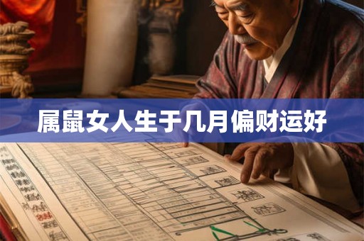 属鼠女人生于几月偏财运好