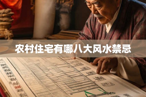农村住宅有哪八大风水禁忌 农村住宅有哪八大风水禁忌
