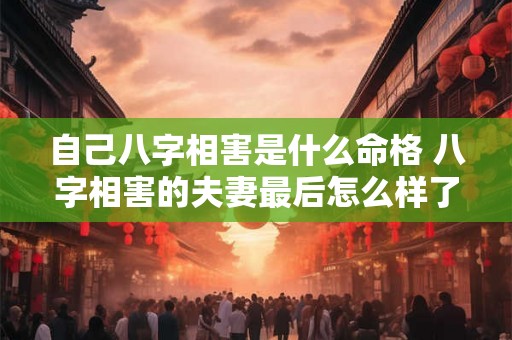 自己八字相害是什么命格 八字相害的夫妻最后怎么样了 自己八字相害是什么命格 八字相害的夫妻最后怎么样了