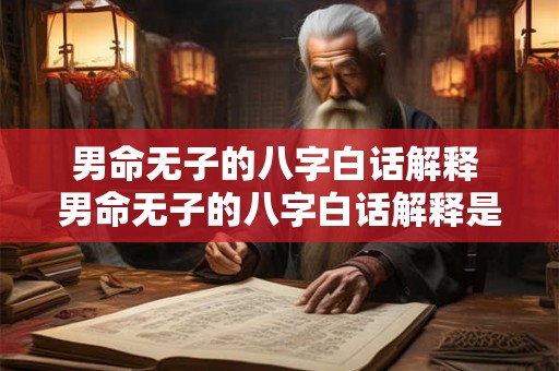 男命无子的八字白话解释 男命无子的八字白话解释是什么 男命无子的八字白话解释 男命无子的八字白话解释是什么