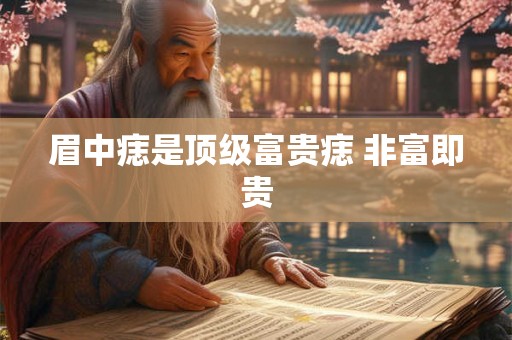 眉中痣是顶级富贵痣 非富即贵 眉中痣是顶级富贵痣 非富即贵