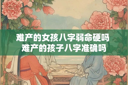 难产的女孩八字弱命硬吗 难产的孩子八字准确吗 难产的女孩八字弱命硬吗 难产的孩子八字准确吗