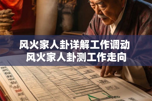 风火家人卦详解工作调动 风火家人卦测工作走向 风火家人卦详解工作调动 风火家人卦测工作走向