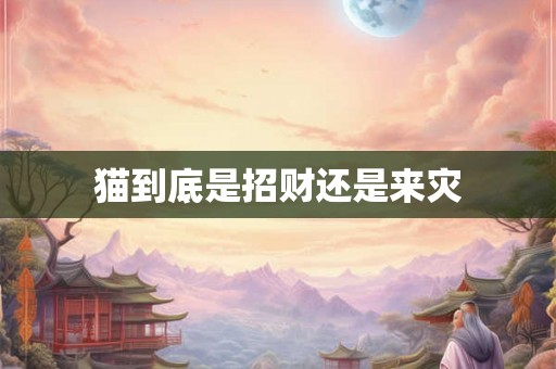 猫到底是招财还是来灾 猫到底是招财还是来灾