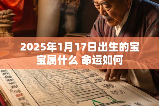 2025年1月17日出生的宝宝属什么 命运如何 2025年1月17日出生的宝宝属什么 命运如何