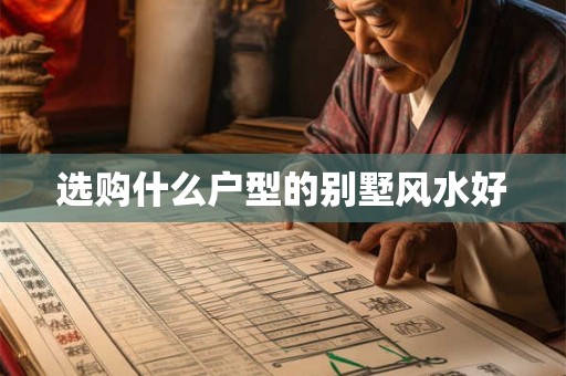 选购什么户型的别墅风水好 选购什么户型的别墅风水好