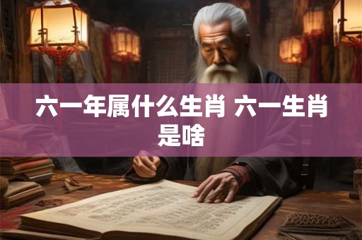 六一年属什么生肖 六一生肖是啥 六一年属什么生肖 六一生肖是啥