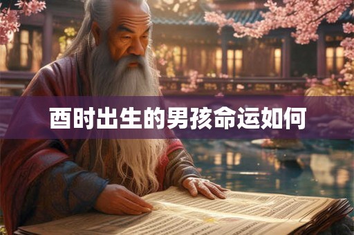 酉时出生的男孩命运如何