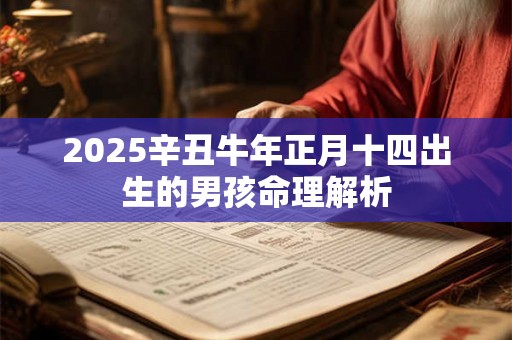 2025辛丑牛年正月十四出生的男孩命理解析 2025辛丑牛年正月十四出生的男孩命理解析