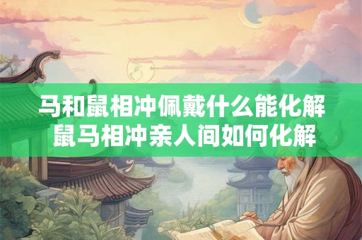 马和鼠相冲佩戴什么能化解 鼠马相冲亲人间如何化解