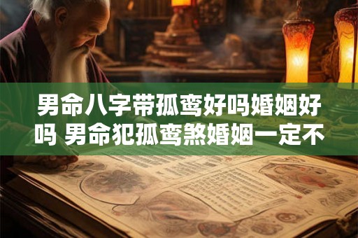 男命八字带孤鸾好吗婚姻好吗 男命犯孤鸾煞婚姻一定不顺吗 男命八字带孤鸾好吗婚姻好吗 男命犯孤鸾煞婚姻一定不顺吗