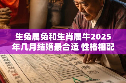 生兔属兔和生肖属牛2025年几月结婚最合适 性格相配吗 生兔属兔和生肖属牛2025年几月结婚最合适 性格相配吗