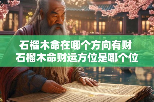 石榴木命在哪个方向有财 石榴木命财运方位是哪个位置 石榴木命在哪个方向有财 石榴木命财运方位是哪个位置