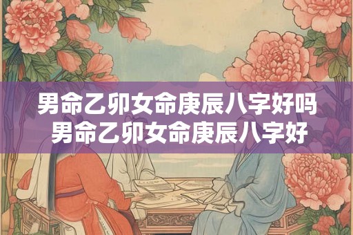 男命乙卯女命庚辰八字好吗 男命乙卯女命庚辰八字好吗婚姻如何 男命乙卯女命庚辰八字好吗 男命乙卯女命庚辰八字好吗婚姻如何